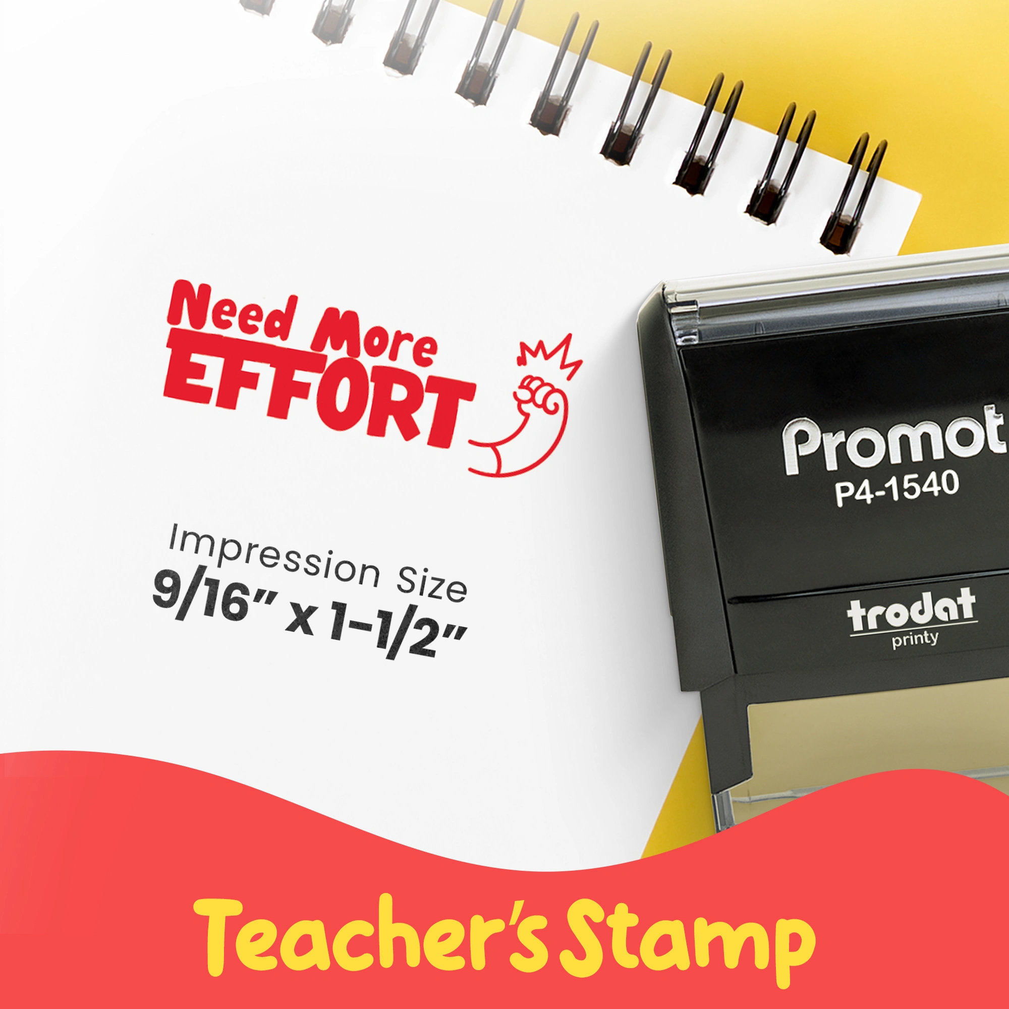 Need More Effort - Teacher Stamp